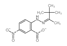 N-(3,3-dimethylbutan-2-ylideneamino)-2,4-dinitro-aniline structure