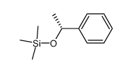 (R)-(+)-1-trimethylsiloxyethylbenzene结构式