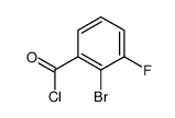 2-Bromo-3-fluorobenzoyl chloride Structure