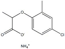 ammonium ()-2-(4-chloro-2-methylphenoxy)propionate结构式