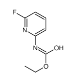 Carbamic acid,N-(6-fluoro-2-pyridinyl)-,ethyl ester Structure