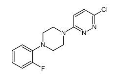 3-chloro-6-[4-(2-fluorophenyl)piperazin-1-yl]pyridazine Structure