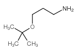 3-(叔丁氧基)丙胺结构式