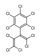 1,2,3,4,5-pentachloro-6-(1,1,3,4,4-pentachlorobuta-1,3-dien-2-yl)benzene结构式
