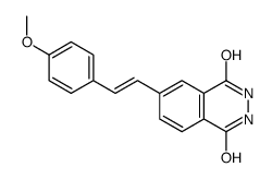 6-[2-(4-methoxyphenyl)ethenyl]-2,3-dihydrophthalazine-1,4-dione Structure