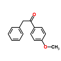 1-(4-Methoxyphenyl)-2-phenylethanone Structure