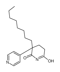 C-octylpyridoglutethimide结构式