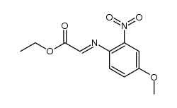 [(4-methoxy-2-nitrophenyl)imino]ethyl acetate Structure