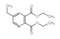 5-乙基吡啶-2,3-二羧酸二乙酯结构式