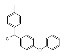 1-[chloro-(4-methylphenyl)methyl]-4-phenoxybenzene结构式