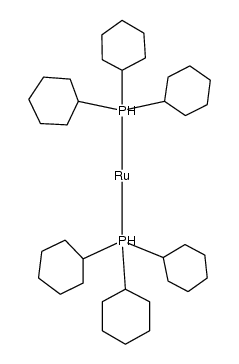 [RuH2(η2-H2)2(PCy3)2]结构式