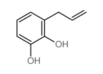 1,2-Benzenediol,3-(2-propen-1-yl)-结构式