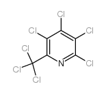 2,3,4,5-Tetrachloro-6-(trichloromethyl)pyridine Structure