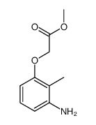methyl (3-amino-2-methylphenoxy)acetate Structure