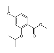 2-异丙氧基-4-甲氧基苯甲酸甲酯结构式