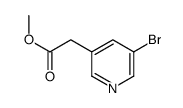 2-(5-溴吡啶-3-基)乙酸甲酯结构式