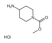methyl 4-aminopiperidine-1-carboxylate,hydrochloride结构式