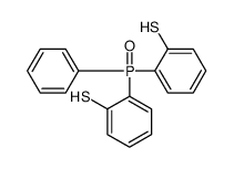 2-[phenyl-(2-sulfanylphenyl)phosphoryl]benzenethiol结构式