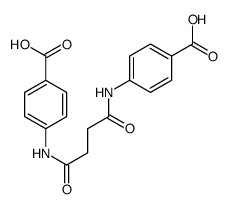 4-[[4-(4-carboxyanilino)-4-oxobutanoyl]amino]benzoic acid Structure