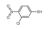 3-chloro-4-nitrobenzenethiol结构式