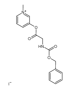 3-(Z-Gly)-methylpyridinium iodide ester Structure