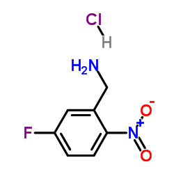 (5-Fluoro-2-nitrophenyl)methanamine hcl Structure