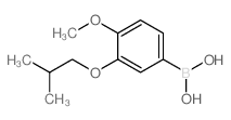 3-异丁氧基-4-甲氧基苯硼酸结构式