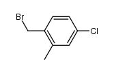 1-(bromomethyl)- 4-chloro-2-methylbenzene Structure