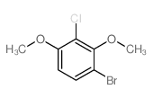1-Bromo-3-chloro-2,4-dimethoxybenzene Structure