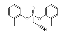 di-o-tolyl (cyanomethyl)phosphonate Structure