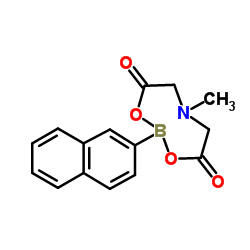 6-Methyl-2-(naphthalen-2-yl)-1,3,6,2-dioxazaborocane-4,8-dione Structure