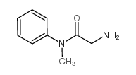 2-氨基-N-甲基-N-苯基乙酰胺结构式