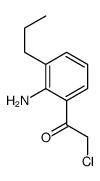 Ethanone, 1-(2-amino-3-propylphenyl)-2-chloro- (9CI) Structure
