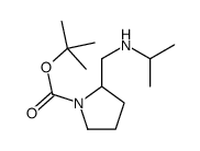 叔丁基2-((异丙基氨基)甲基)吡咯烷-1-甲酸叔丁酯结构式