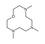 4,7,10-trimethyl-1-oxa-4,7,10-triazacyclododecane Structure