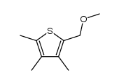 2-methoxymethyl-3,4,5-trimethylthiophene结构式