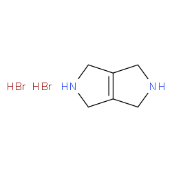 1,2,3,4,5,6-六氢吡咯并[3,4-c]吡咯二氢溴酸盐结构式