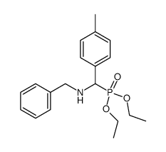 diethyl (benzylamino)(p-tolyl)methylphosphonate Structure