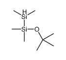 dimethylsilyl-dimethyl-[(2-methylpropan-2-yl)oxy]silane结构式