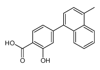 2-hydroxy-4-(4-methylnaphthalen-1-yl)benzoic acid Structure
