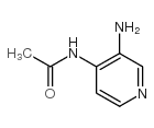 3-氨基-4-乙酰氨基吡啶结构式