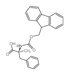 Fmoc-α-甲基-D-苯丙氨酸结构式
