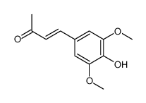 4-(4-hydroxy-3,5-dimethoxyphenyl)but-3-en-2-one Structure