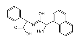 (2R)-2-[[(2R)-2-amino-2-naphthalen-1-ylacetyl]amino]-2-phenylacetic acid Structure