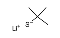 lithium tert-butylsulfide Structure