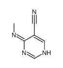 5-Pyrimidinecarbonitrile, 4-(methylamino)- (8CI,9CI) Structure