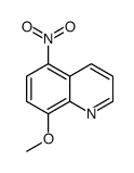 8-methoxy-5-nitroquinoline Structure
