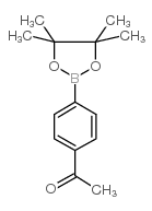 4-乙酰苯硼酸频呢醇酯结构式