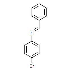 (E)-N-BENZYLIDENE-4-BROMOANILINE Structure