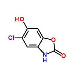 5-Chloro-6-hydroxy-1,3-benzoxazol-2(3H)-one Structure